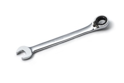 Ключ гаечный рожковый с реверсивным храповиком 19 мм, HANS, 1166M19