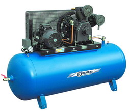 Воздушный компрессор поршневой Remeza с ременным приводом СБ4/Ф-500.W95 7, 5 квт 380В
